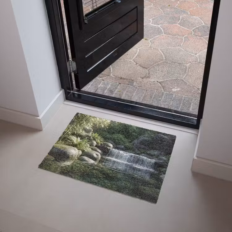 Beek - Waterval - Natuur - Groen Deurmat klein -sfeer5