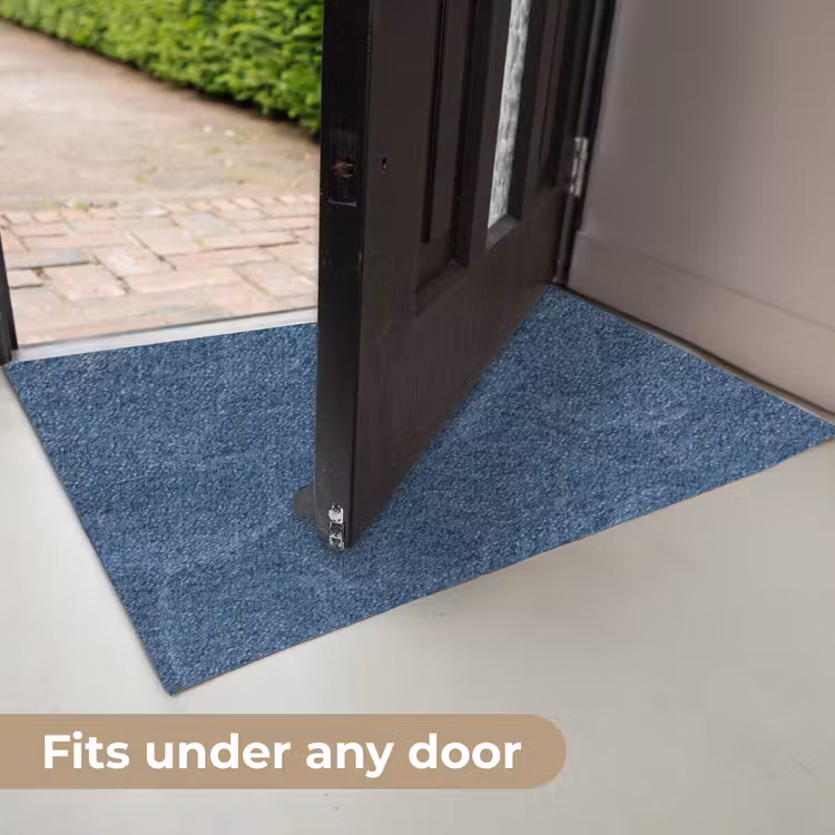 Golven - Textuur - Patroon - Blauw Deurmat klein 898 -USP_EN