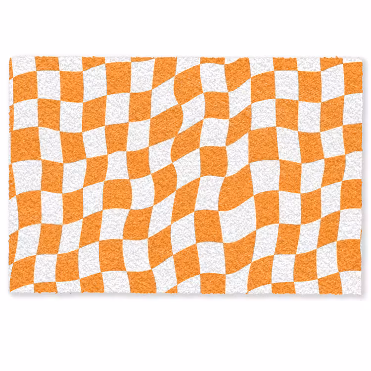 Golvend - Patroon - Oranje Deurmat klein 898 -zkaufland3d