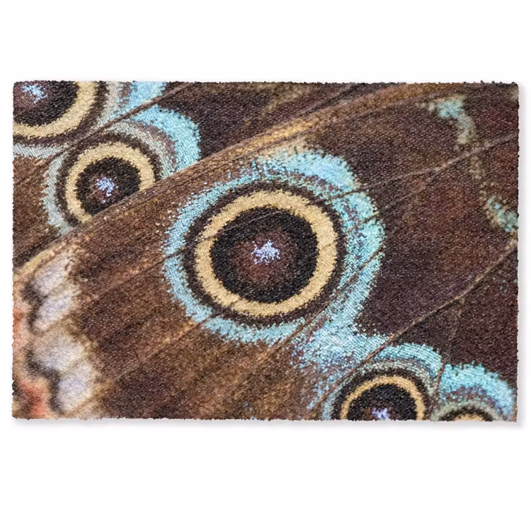 Vleugels - Vlinder - Blauw Deurmat klein -zkaufland3d