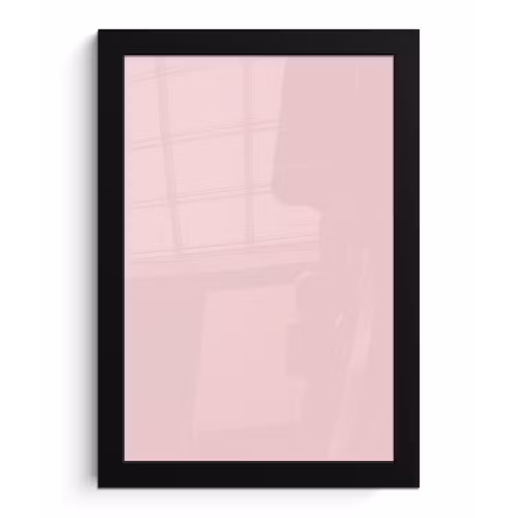 Blush - Pink - Roze fotolijst zwart zonder passe partout klein 224 -3d