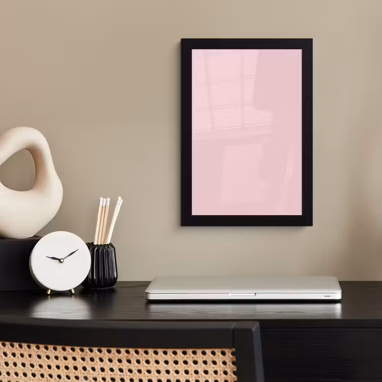 Blush - Pink - Roze fotolijst zwart zonder passe partout klein 224 -sfeer1