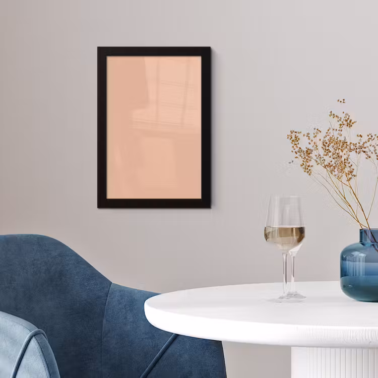 Blush - Terracotta - Nude fotolijst zwart zonder passe partout klein 224 -sfeer4