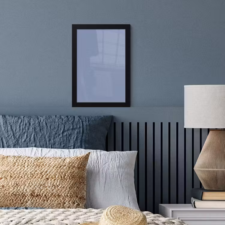 Canary - Champ - Blauw fotolijst zwart zonder passe partout klein 224 -sfeer3