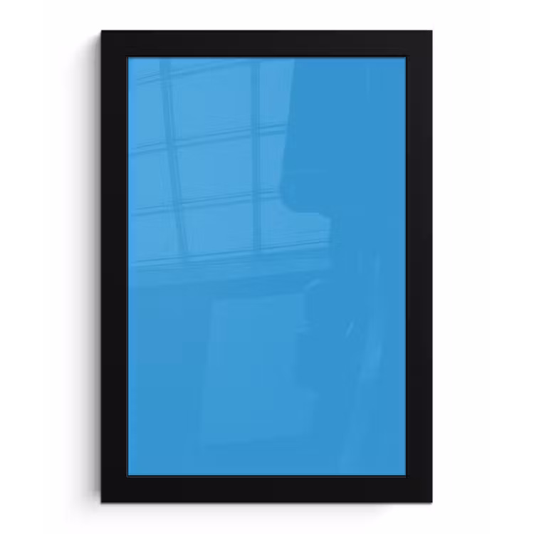 Cerulean - Breeze - Blauw fotolijst zwart zonder passe partout klein 224 -3d