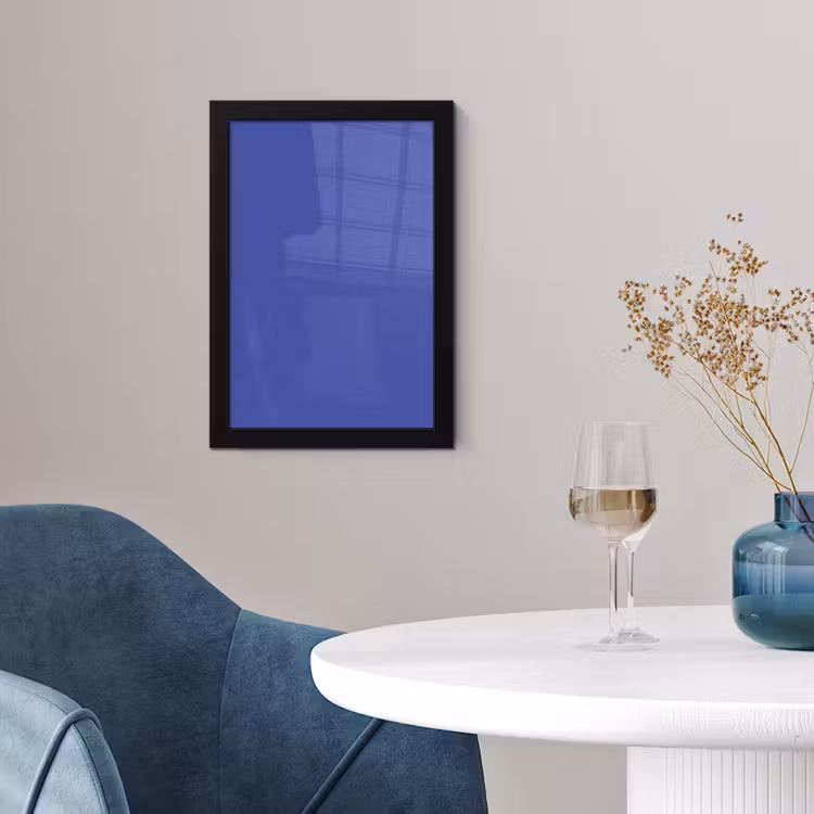 Chinese - Blue - Blauw fotolijst zwart zonder passe partout klein 224 -sfeer4