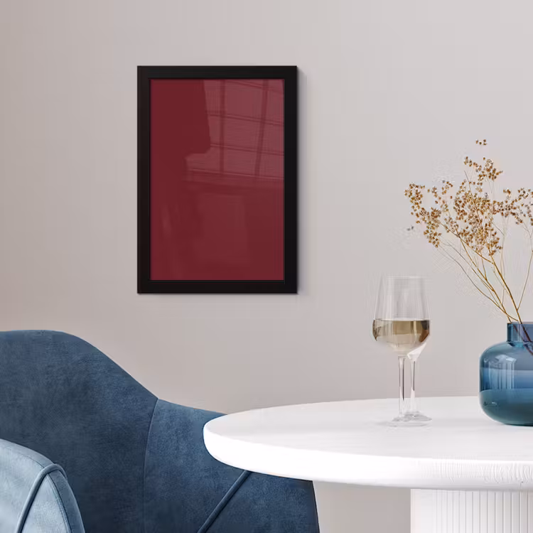 Dark - Garnet - Rood fotolijst zwart zonder passe partout klein 224 -sfeer4