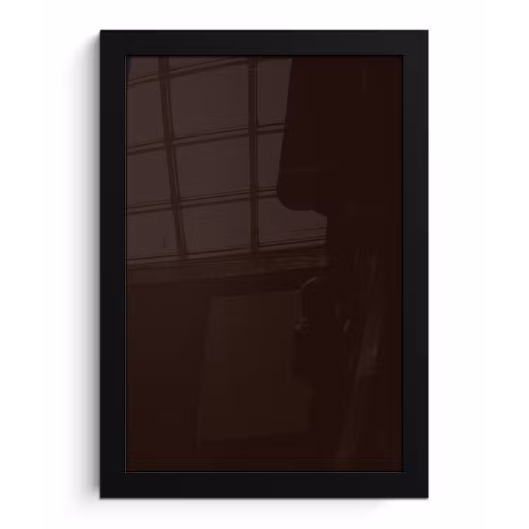 Deep - Obsidian - Bruin fotolijst zwart zonder passe partout klein 224 -3d