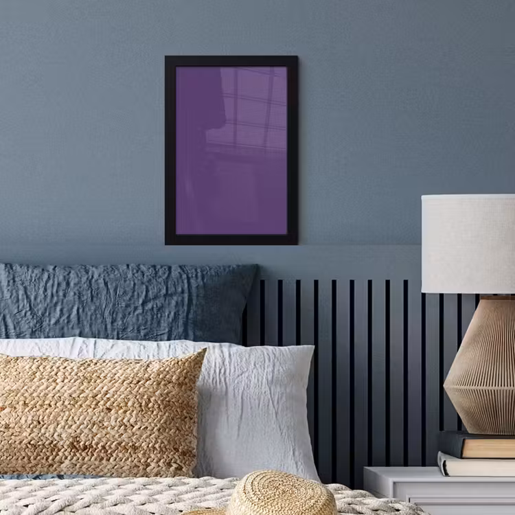 Deep - Plum - Paars fotolijst zwart zonder passe partout klein 224 -sfeer3