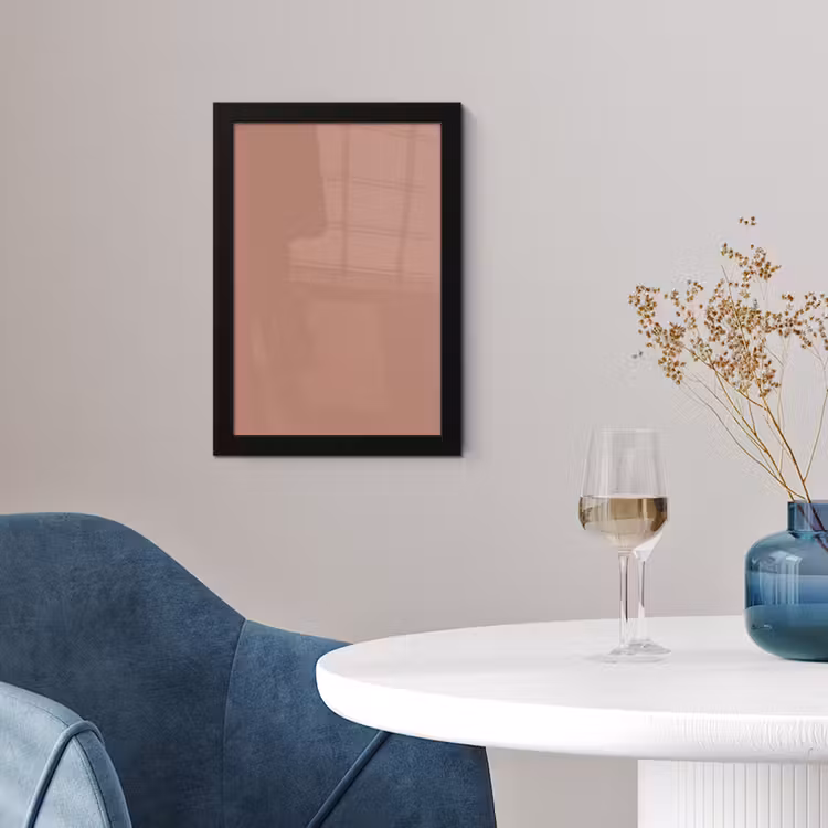 Earthy - Blusher - Roze fotolijst zwart zonder passe partout klein 224 -sfeer4
