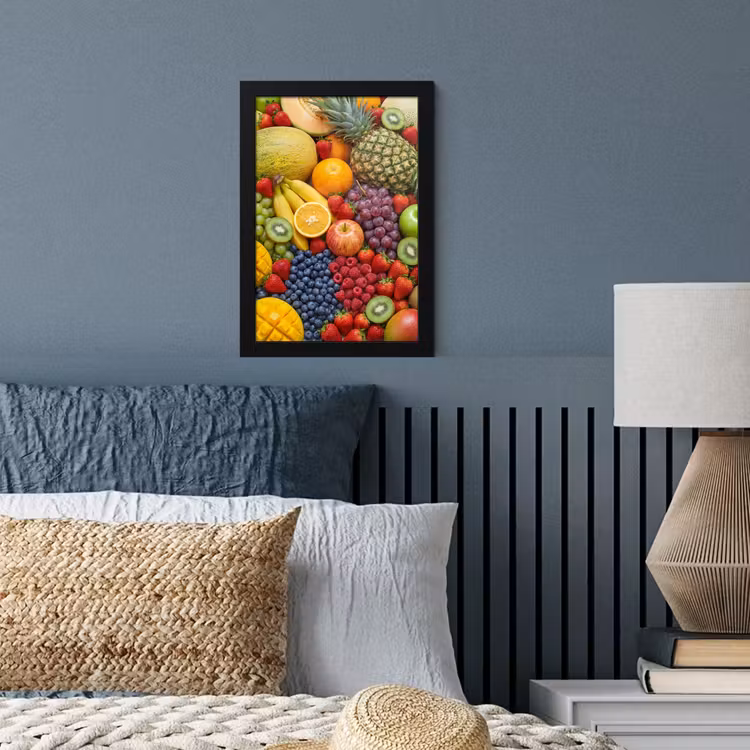 Eten - Fruit - Vers - Kleurrijk - Voeding fotolijst zwart zonder passe partout klein -sfeer3