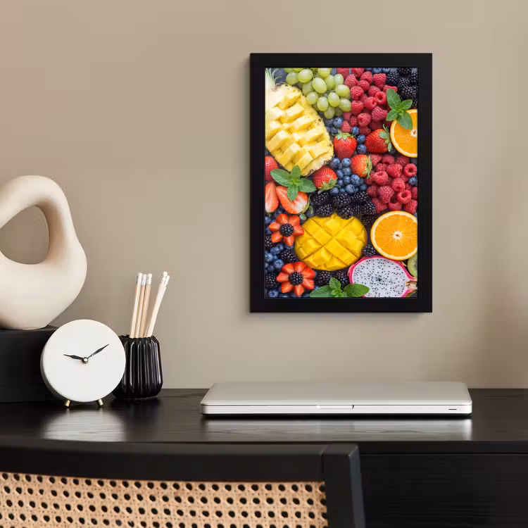 Fruit - Vers - Kleurrijk - Eten fotolijst zwart zonder passe partout klein -sfeer1