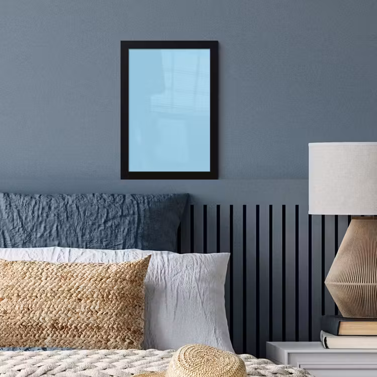 Ice - Blue - Blauw fotolijst zwart zonder passe partout klein 224 -sfeer3