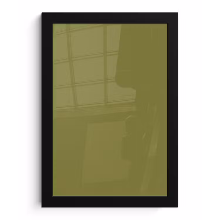 Juniper - Groen - Organisch fotolijst zwart zonder passe partout klein 224 -3d