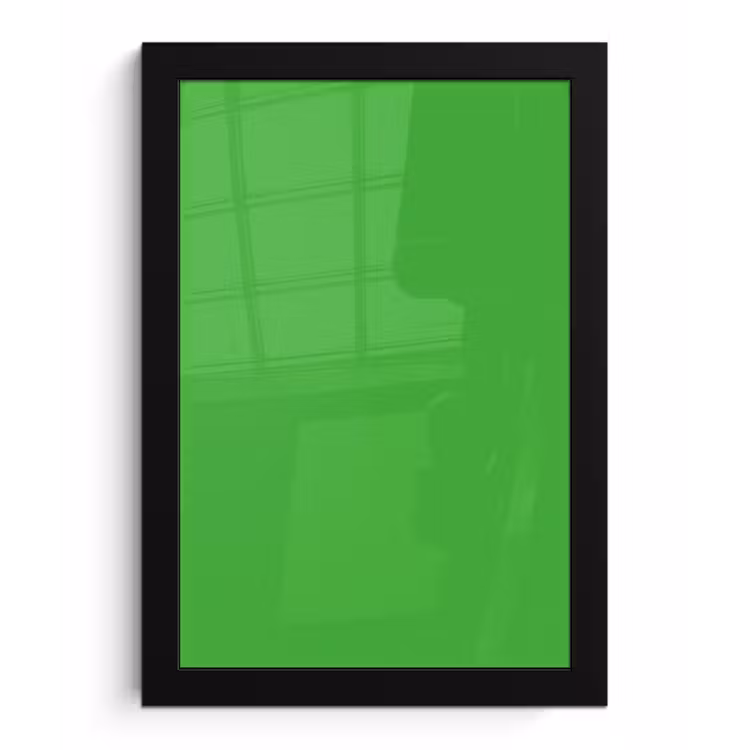 Kelly - Green - Groen fotolijst zwart zonder passe partout klein 224 -3d