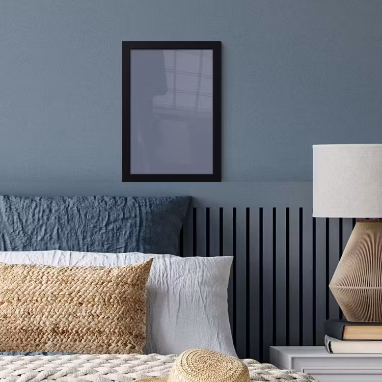 Slate - Whisper - Blauw fotolijst zwart zonder passe partout klein 224 -sfeer3