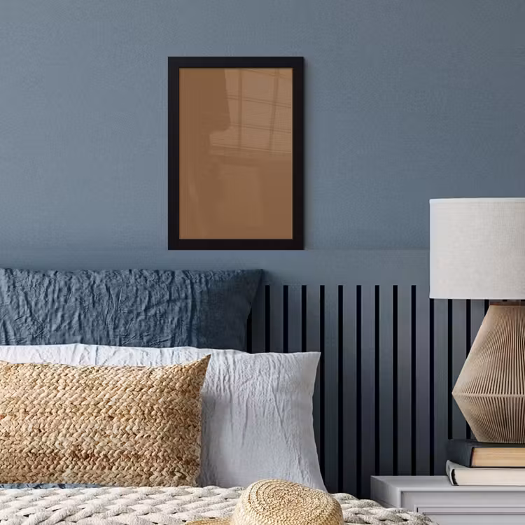 Soft - Walnut - Bruin fotolijst zwart zonder passe partout klein 224 -sfeer3