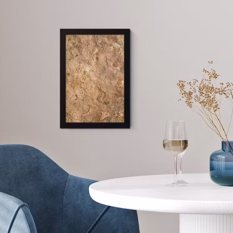 Steen - Natuur - Textuur - Abstract - Bruin fotolijst zwart zonder passe partout klein -sfeer4