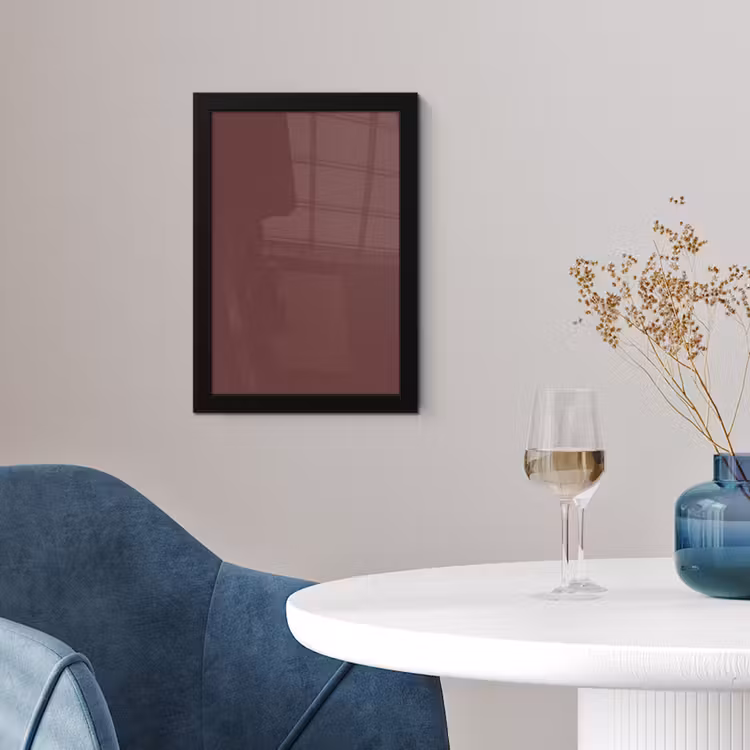 Velvet - Merlot - Rood fotolijst zwart zonder passe partout klein 224 -sfeer4