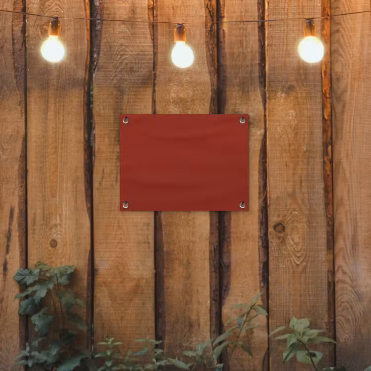 Burnt - Copper - Rood tuinposter los doek klein 239 -sfeer1