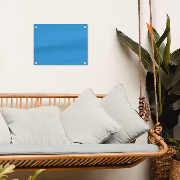 Cerulean - Breeze - Blauw tuinposter los doek klein 239 -sfeer7