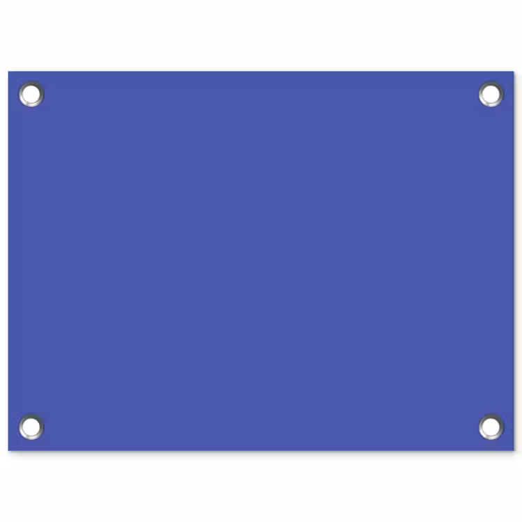 Chinese - Blue - Blauw tuinposter los doek klein 239 -3d