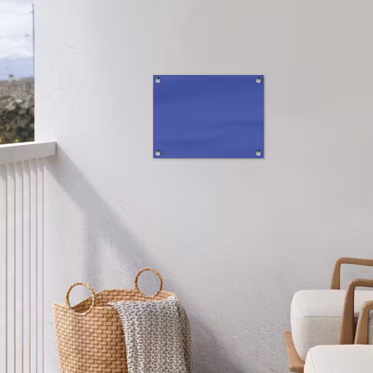 Chinese - Blue - Blauw tuinposter los doek klein 239 -sfeer8