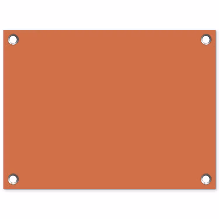 Classic - Terracotta - Oranje tuinposter los doek klein 239 -3d