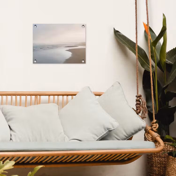 Kustlijn - Strand - Oceaan tuinposter los doek klein -sfeer7