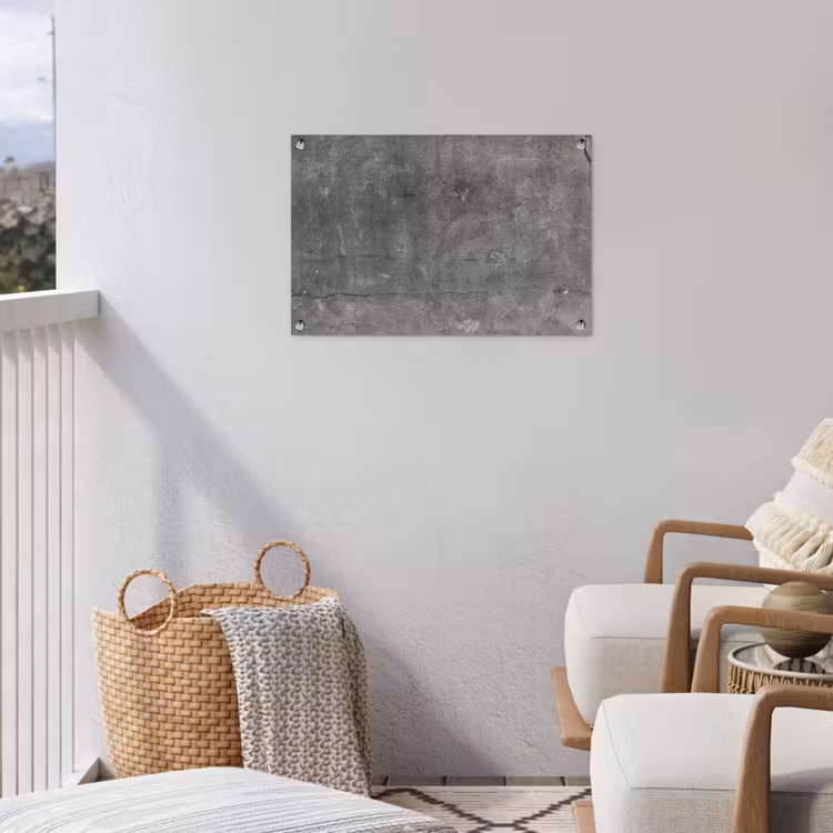 Beton - Muur - Cement tuinposter los doek klein -sfeer8