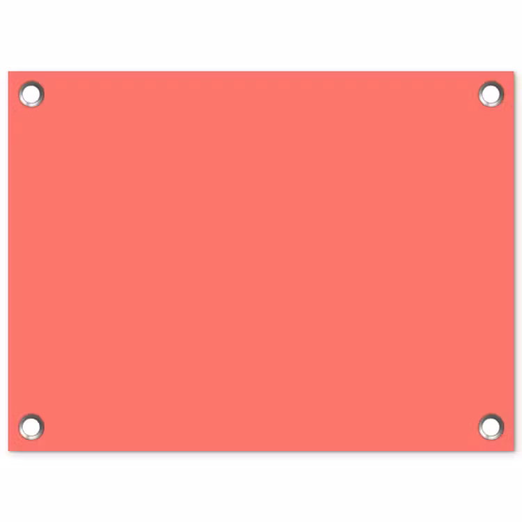 Coral - Punch - Koraal tuinposter los doek klein 239 -3d