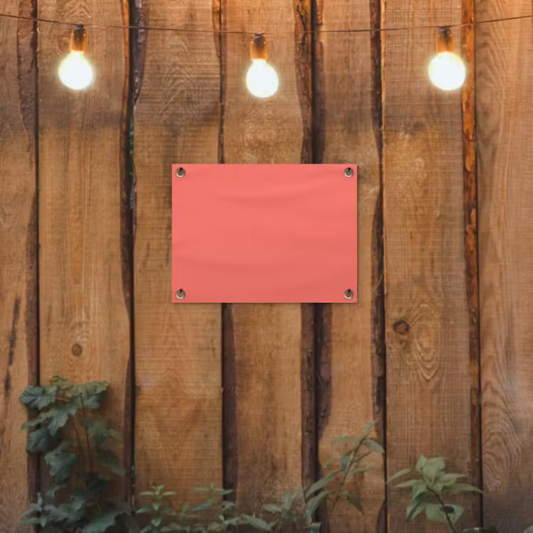 Coral - Punch - Koraal tuinposter los doek klein 239 -sfeer1