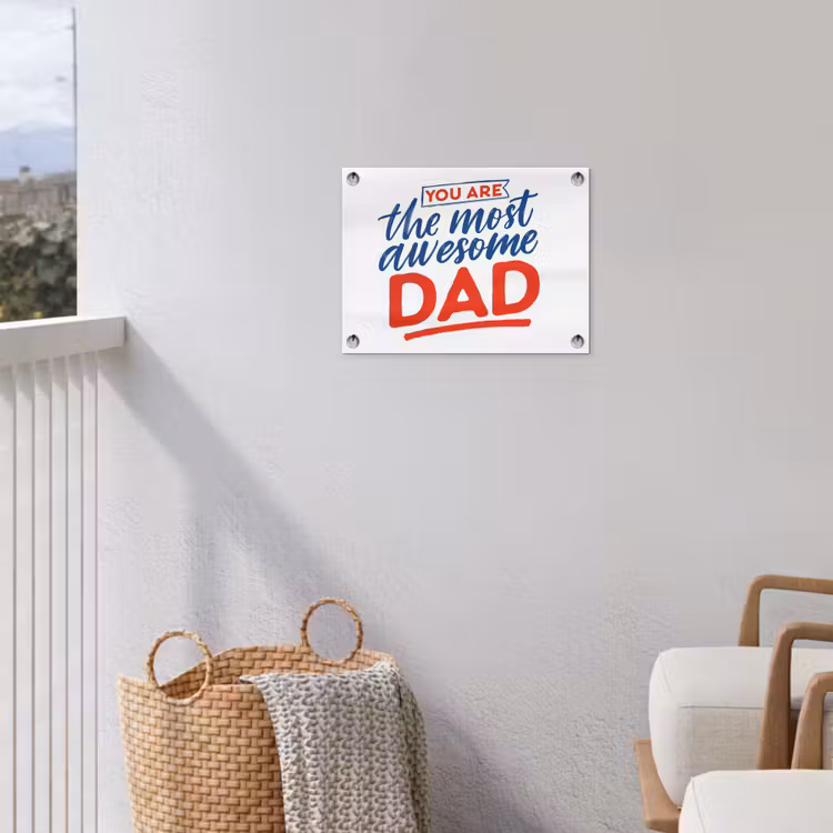 Papa - Vaderdag - Spreuken tuinposter los doek klein -sfeer8
