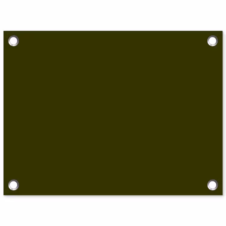 Dark - Olive - Groen tuinposter los doek klein 239 -3d