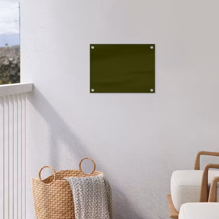 Dark - Olive - Groen tuinposter los doek klein 239 -sfeer8