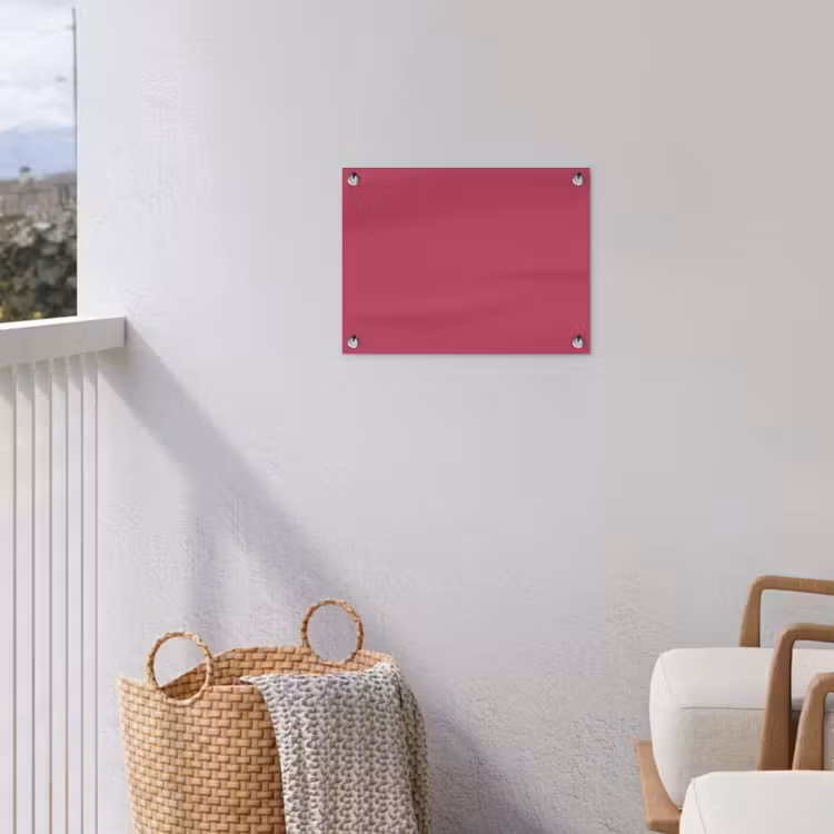 Deep - Berry - Rood tuinposter los doek klein 239 -sfeer8
