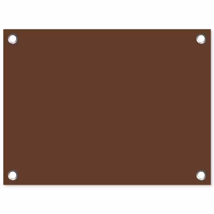 Deep - Clay - Brown - Bruin tuinposter los doek klein 239 -3d