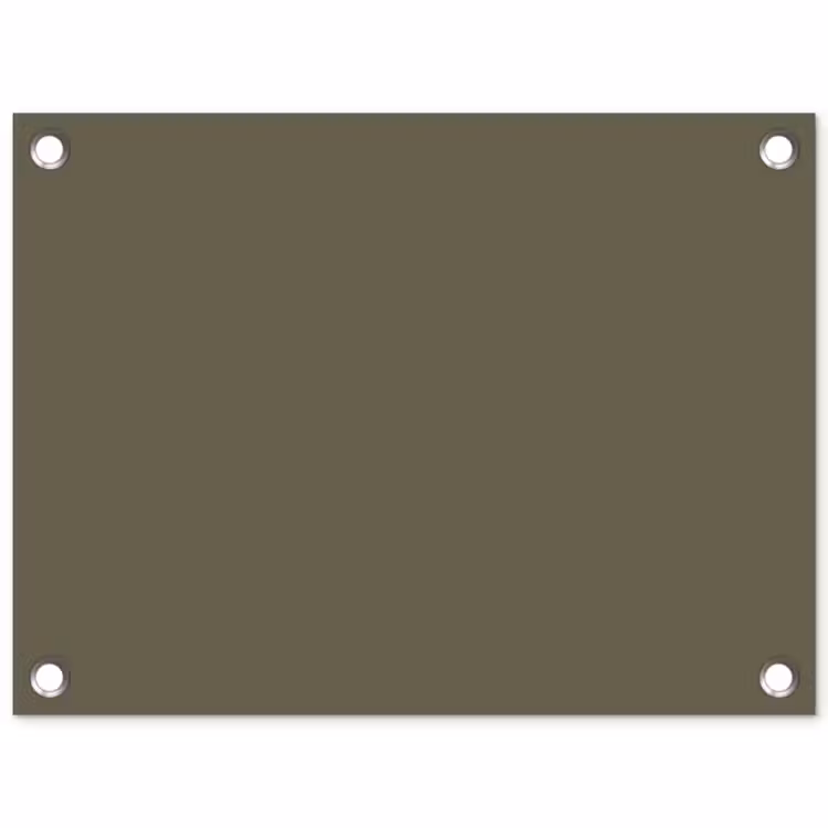 Deep - Khaki - Groen tuinposter los doek klein 239 -3d