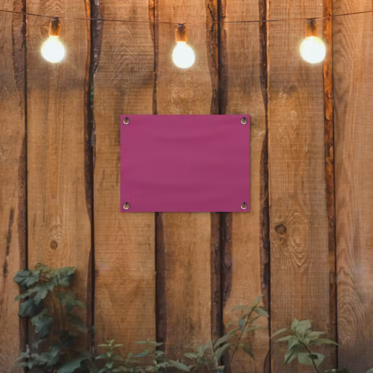 Deep - Magenta - Paars tuinposter los doek klein 239 -sfeer1