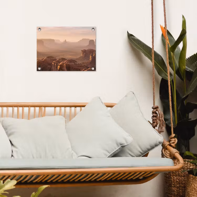 Woestijn - Landschap - Natuur tuinposter los doek klein -sfeer7