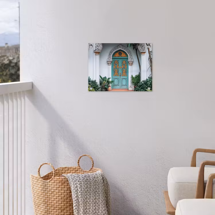 Deur - Patronen - Planten tuinposter los doek klein -sfeer8