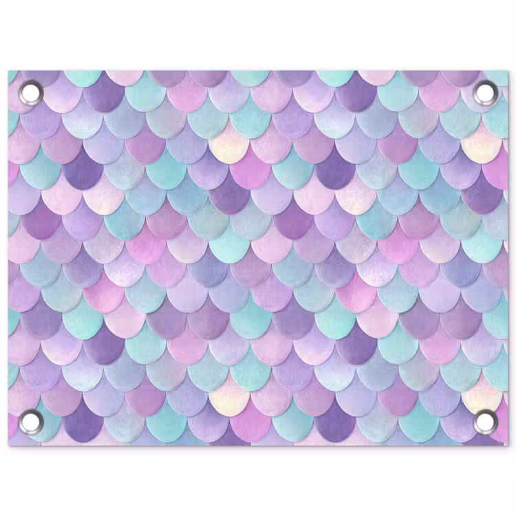 Dromerig - Zeemeermin - Pastel tuinposter los doek klein 239 -3d