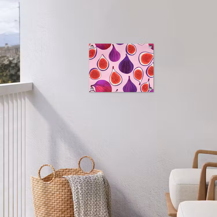 Vijgen - Roze - Paars tuinposter los doek klein -sfeer8