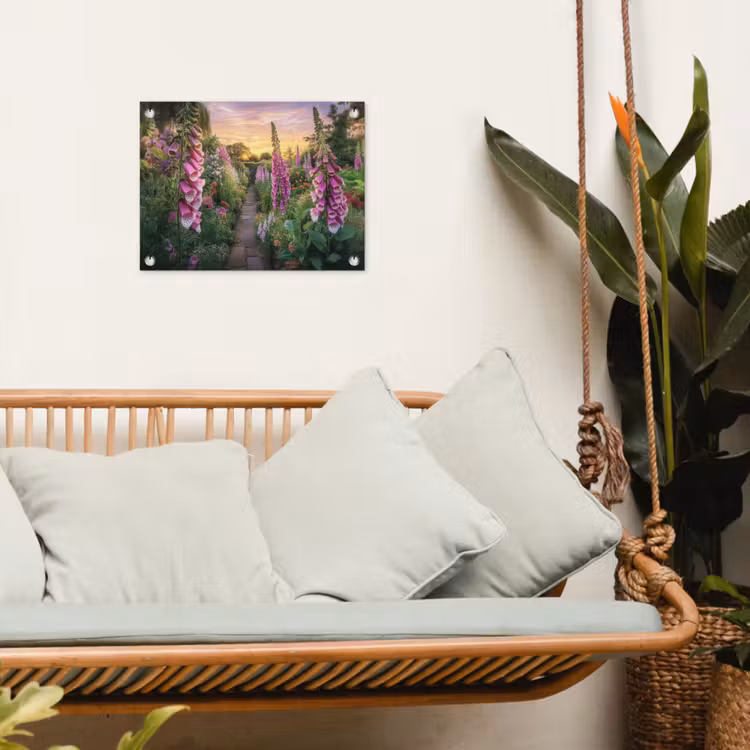 Vingerhoedskruid - Bloemen - Tuin tuinposter los doek klein -sfeer7