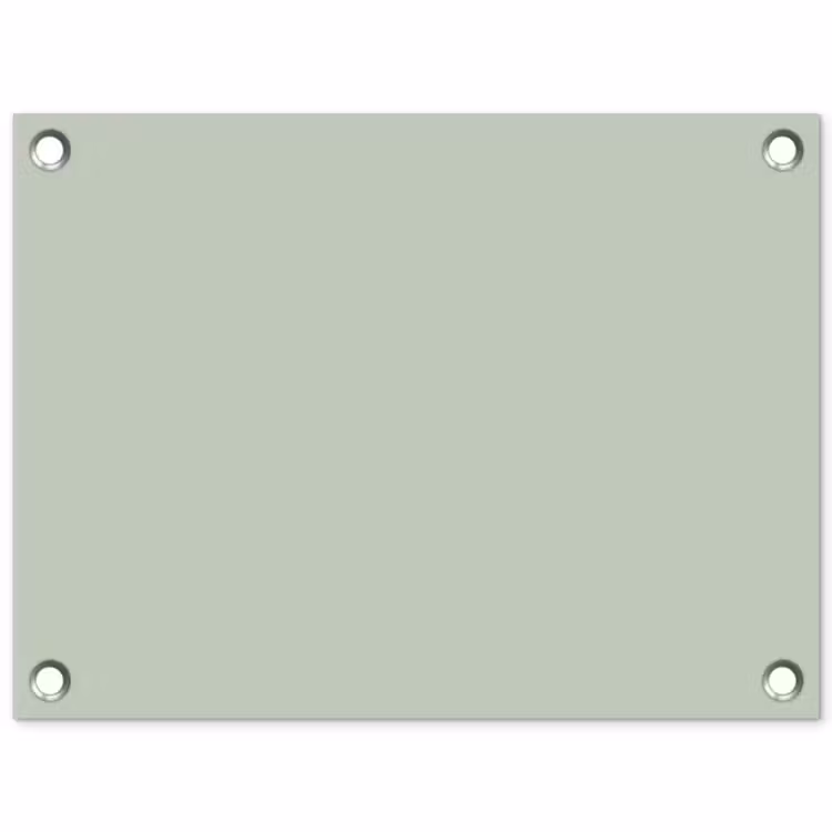 Frosted - Mint - Groen tuinposter los doek klein 239 -3d