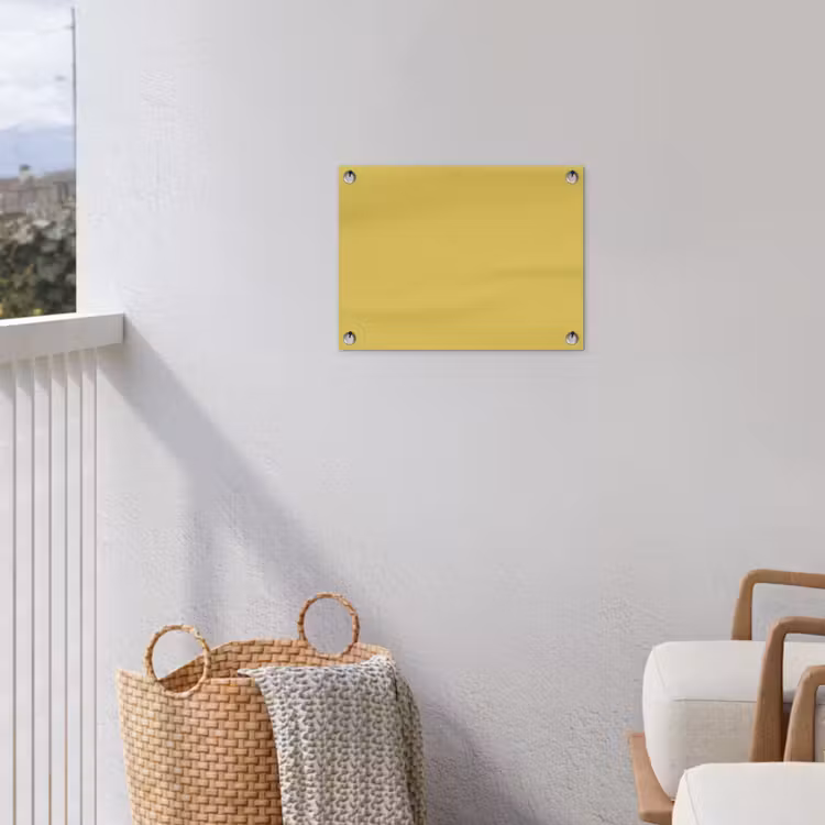 Golden - Victory - Geel tuinposter los doek klein 239 -sfeer8