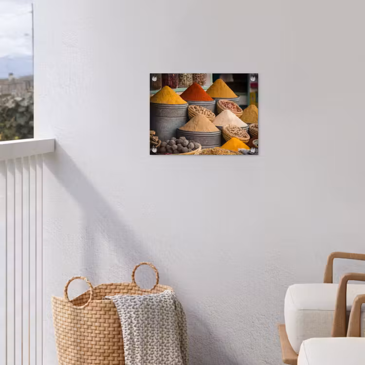 Kruiden - Ton - Specerijen - Geel - Bruin tuinposter los doek klein -sfeer8