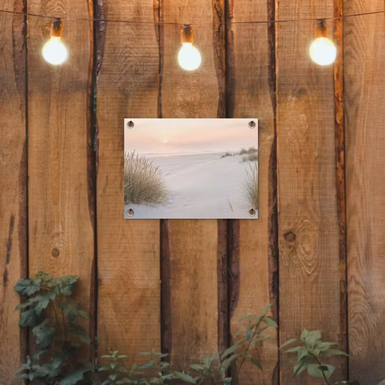 Horizon - Duinlandschap - Zand tuinposter los doek klein -sfeer1