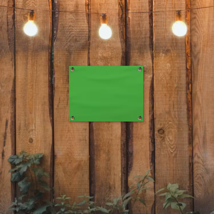 Kelly - Green - Groen tuinposter los doek klein 239 -sfeer1