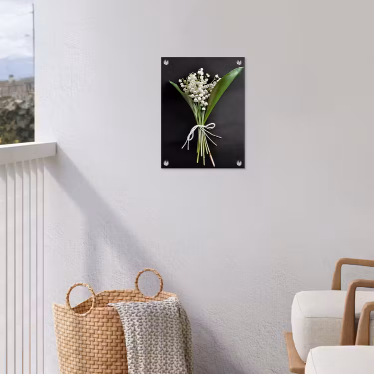 Lelietjes van dalen - Bloemen - Stilleven - Flora tuinposter los doek klein -sfeer8